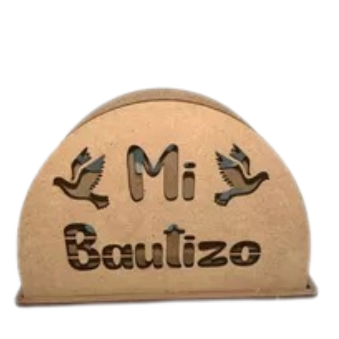Servilleteros Bautizo 12pz